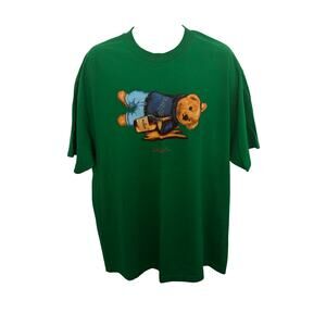 Deadline Polo Bear Hennessy Green T-Shirt. 2XL